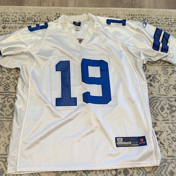 Reebok Miles Austin White Cowboys Jersey #19 - Picture 1 of 5